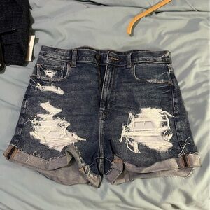 High rise mom shorts